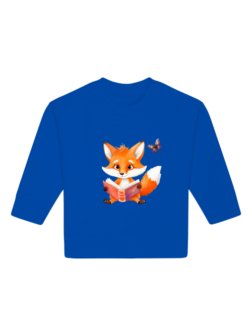 Baby Changer Sweatshirt Fox with Butterfly