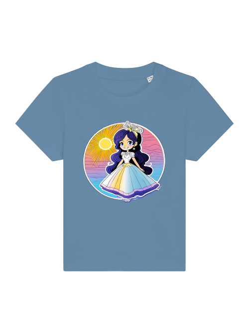 Prinzessin Sonnenuntergang mit Blauschimmer - Baby Creator T-Shirt SK