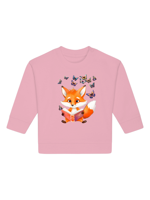 Baby Changer Sweatshirt Fox with Butterfly Group