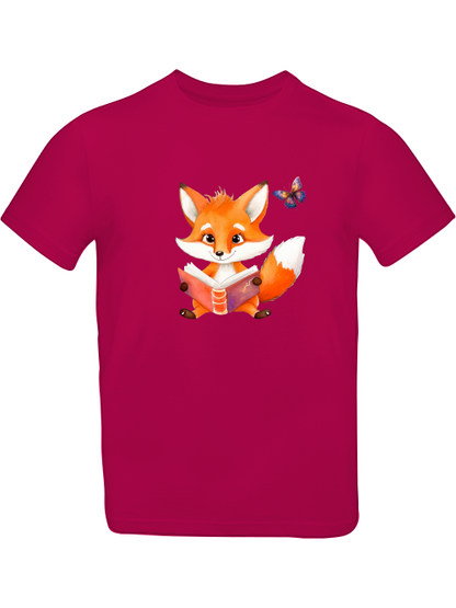 Camiseta de zorro con mariposa para niños SK