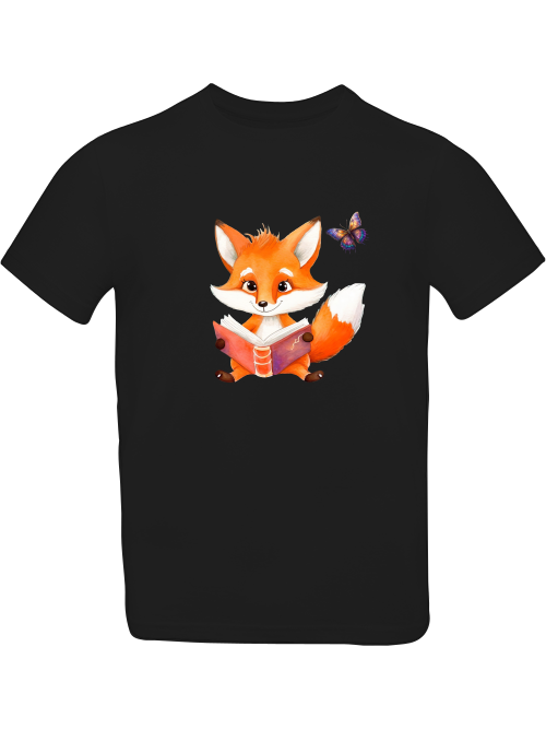 T-Shirt Kids Fox with Butterfly