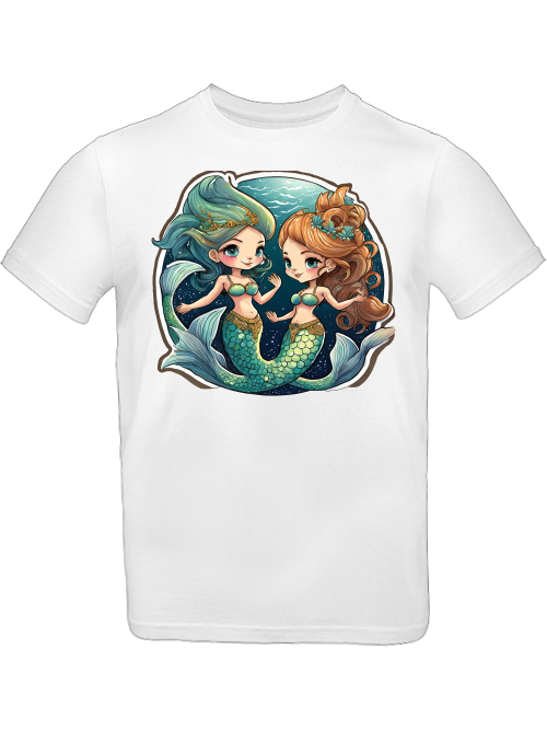 T-shirt kids mermaids