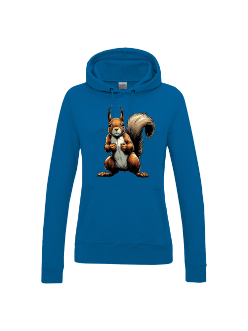 Girlie College Hoodie Partnershirt Eichhörnchen