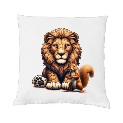 Cojín con tictac Loewe con ardilla