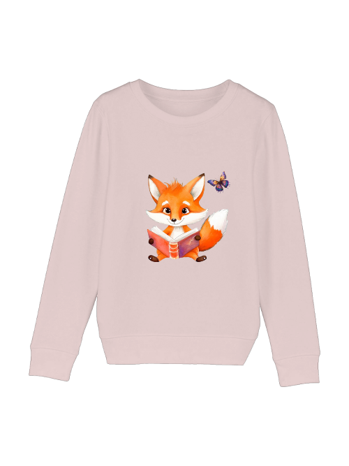 Mini Changer sweatshirt fox with butterfly