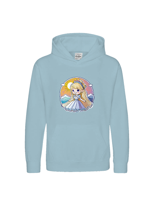 Kids Premium Hooded Sweat Princess Sunrise