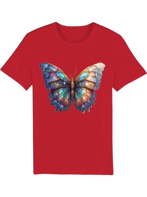 Partnershirt Galaxie Schmetterling front Creator T-Shirt