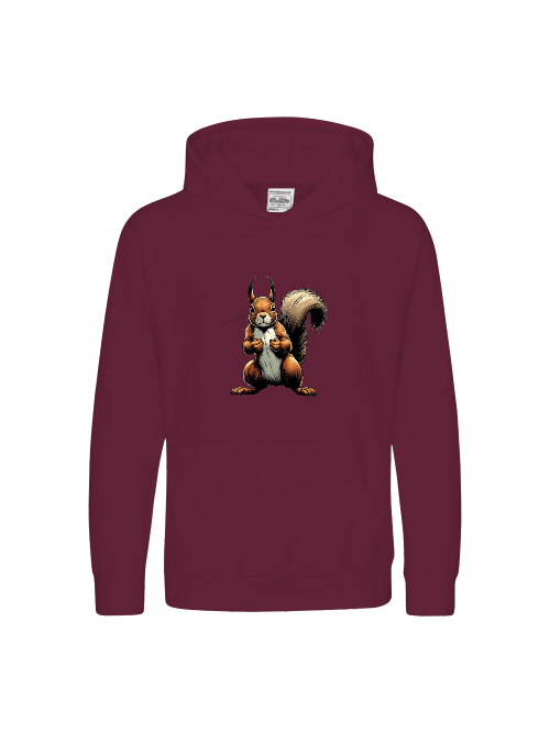 Kids Premium Hooded Sweat Squirrel