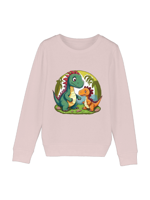 Mini Changer sweatshirt two dinosaurs