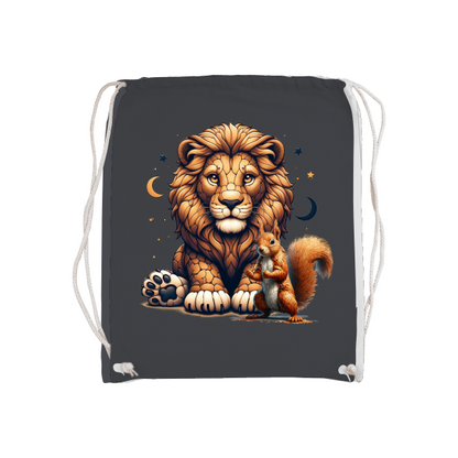 Basic gym bag Loewe with squirrels and moons