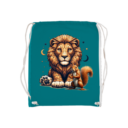 Basic gym bag Loewe with squirrels and moons