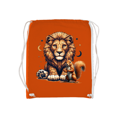 Basic gym bag Loewe with squirrels and moons