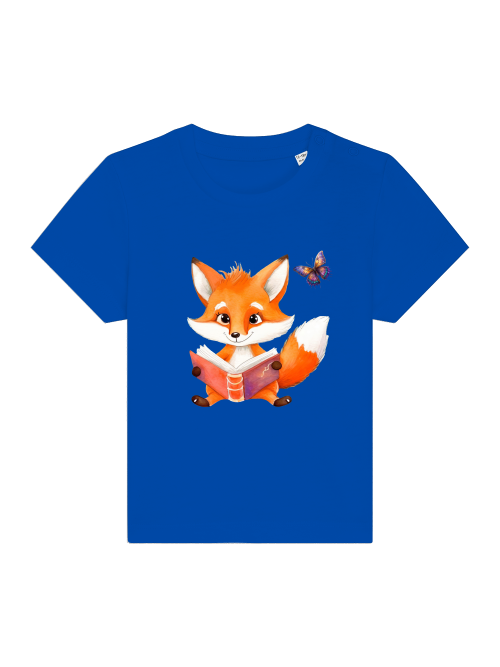 Cartoon Fuchs und Schmetterling - Baby Creator T-Shirt SK