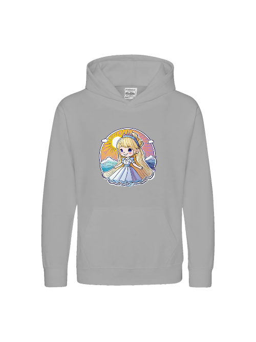 Kids Premium Hooded Sweat Princess Sunrise