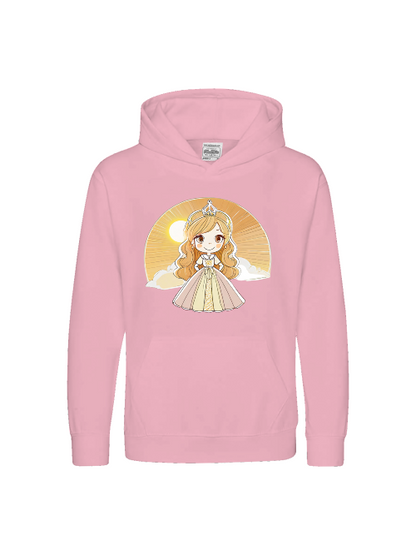 Sudadera con capucha premium para niños Princess Yellow Sunrise