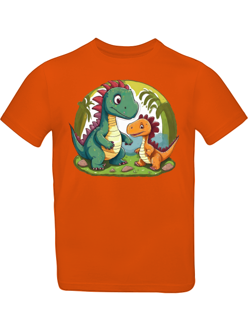 Camiseta Niños dos dinosaurios