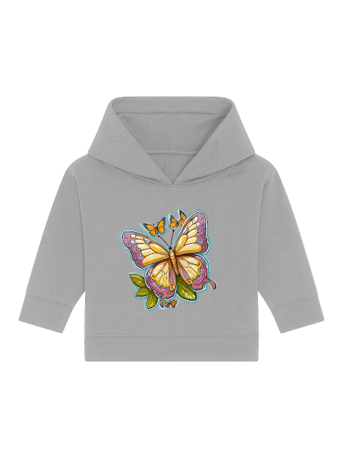 Sudadera con capucha Baby Cruiser Mariposa pintada con aura