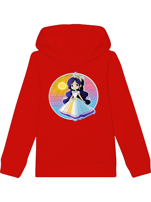 Prinzessin Sonnenuntergang mit Blauschimmer - Mini Cruiser Hoodie SK