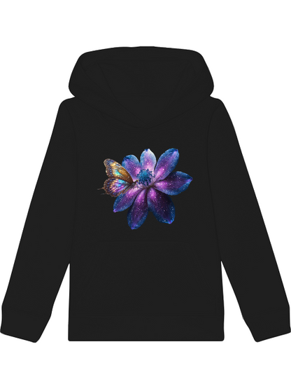 Sudadera con capucha mini cruiser galaxia flor con mariposa