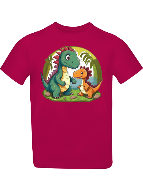 Camiseta Niños dos dinosaurios