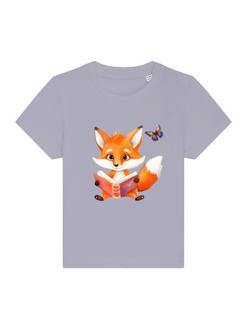 Cartoon Fuchs und Schmetterling - Baby Creator T-Shirt SK