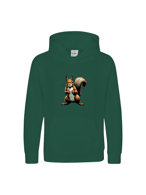 Kids Premium Hooded Sweat Squirrel