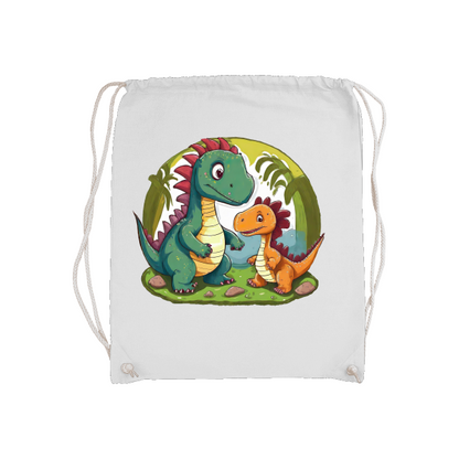 Bolsa de gimnasio básica dos dinosaurios