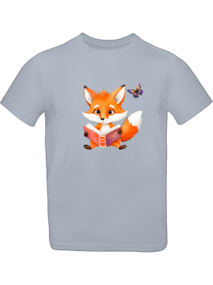 Camiseta de zorro con mariposa para niños SK