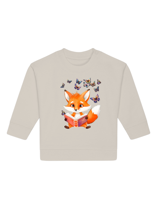 Baby Changer Sweatshirt Fox with Butterfly Group