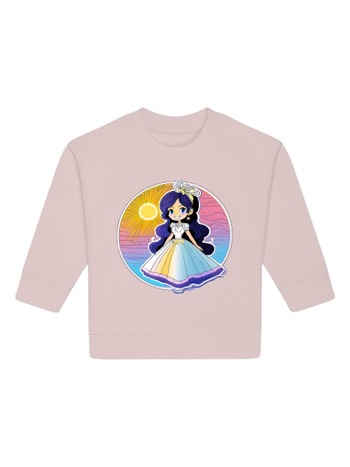 Prinzessin Sonnenuntergang mit Blauschimmer Baby Changer Sweatshirt SK