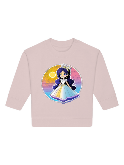 Sudadera Cambiador Princesa Sunset con Brillo Azul