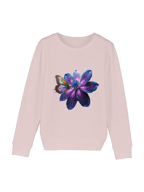 Mini Changer Sweatshirt Galaxie Blume mit Schmetterling SK