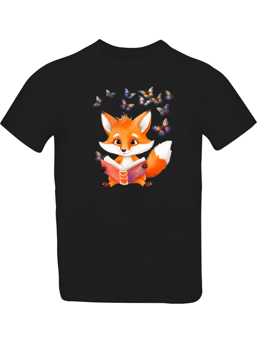 T-Shirt Kids Fox with Butterfly Group