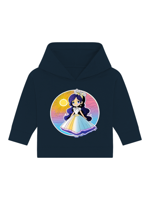 Prinzessin Sonnenuntergang mit Blauschimmer Baby Cruiser Hoodie SK