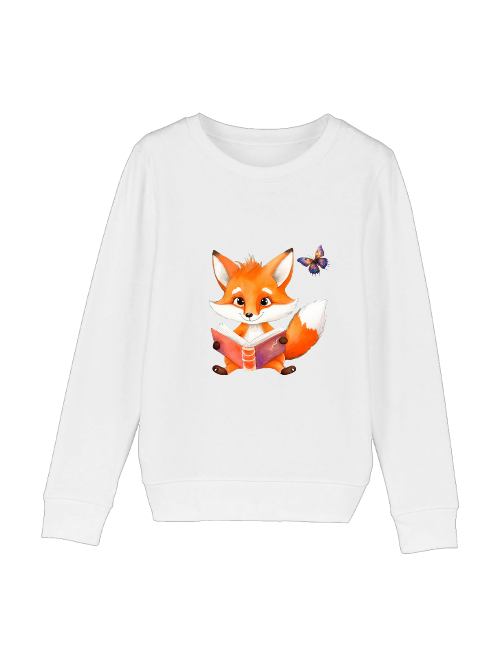 Mini Changer sweatshirt fox with butterfly