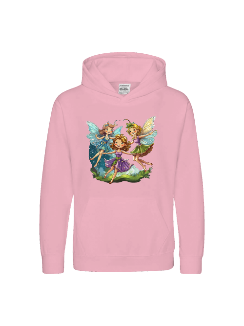 Sudadera con capucha premium para niños Fairy Dance