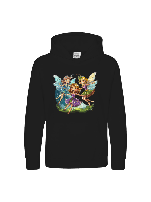 Sudadera con capucha premium para niños Fairy Dance