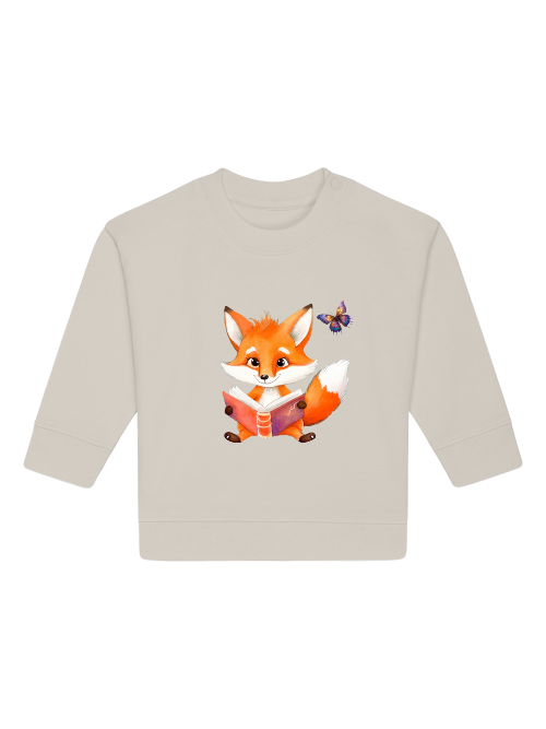 Baby Changer Sweatshirt Fox with Butterfly