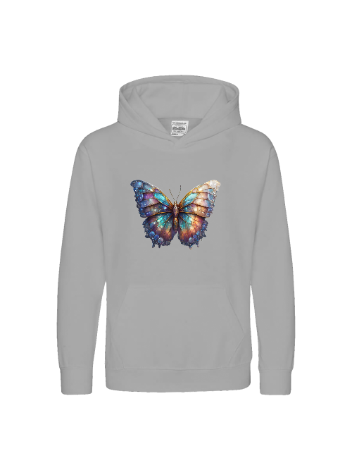 Kids Premium Hooded Sweat Butterfly Gallaxy