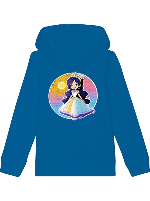 Prinzessin Sonnenuntergang mit Blauschimmer - Mini Cruiser Hoodie SK