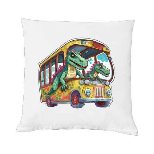 Kissen mit Inlett Dinobus