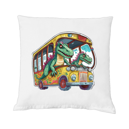 Cushion with ticking Dinobus