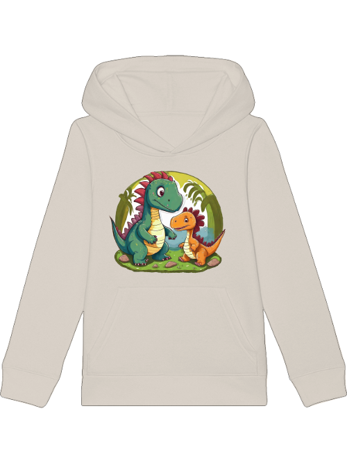 Mini Cruiser Hoodie two dinosaurs