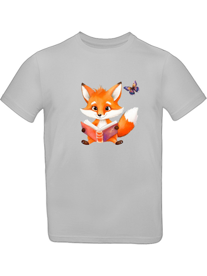 Camiseta de zorro con mariposa para niños SK