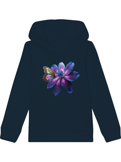 Sudadera con capucha mini cruiser galaxia flor con mariposa
