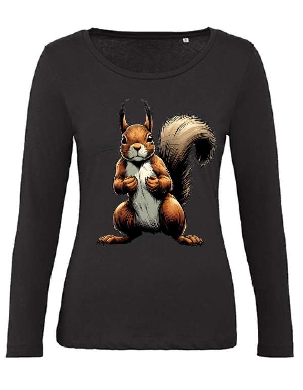 Organic Inspire women partner shirt squirrel