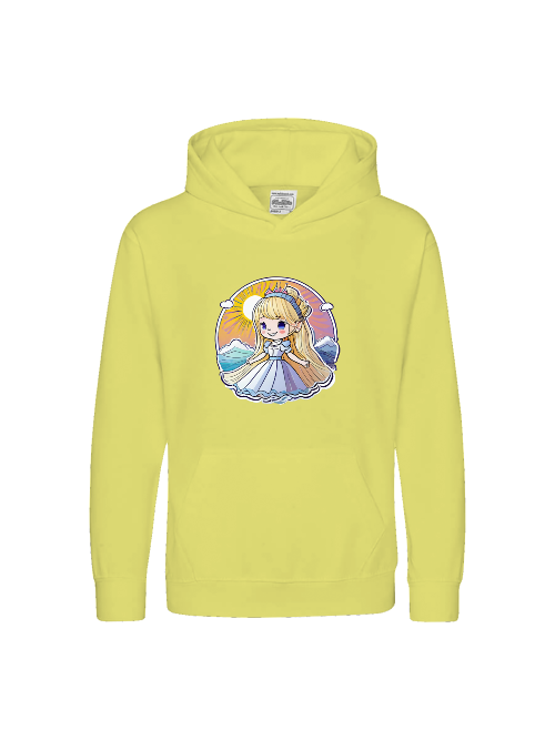 Kids Premium Hooded Sweat Princess Sunrise