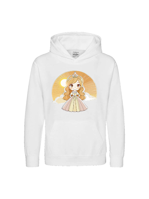 Kids Premium Hooded Sweat Princess Yellow Sunrise