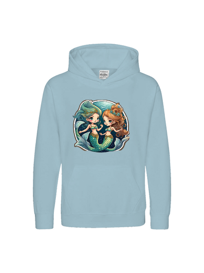 Sudadera con capucha premium para niños Sirenas