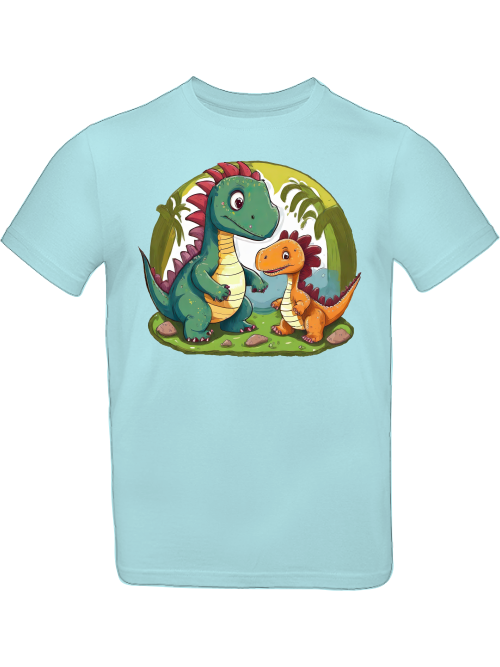 Camiseta Niños dos dinosaurios